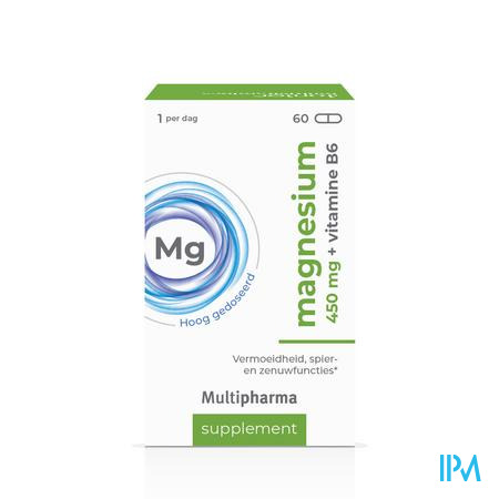 Mph Magnesium 450mg + Vit B6 6mg Caps 60