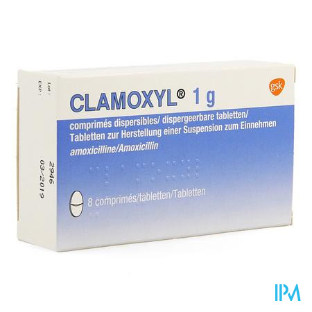 Clamoxyl 1000 "tabs" Comp 8x1000mg