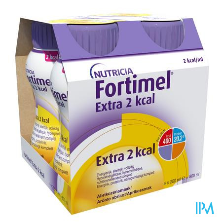 Fortimel Extra 2kcal Abricot 4x200ml