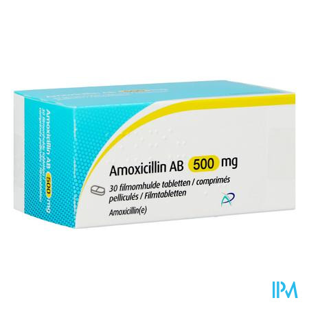 Amoxicillin Ab 500mg Filmomh Tabl 30 X 500mg