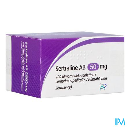 Sertraline Ab 50mg Comp Pell 100
