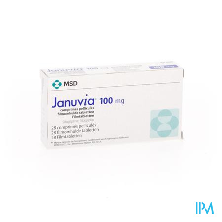 Januvia 100mg Filmomh Tabl 28 X 100mg