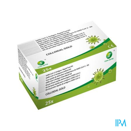 Green Spring Sars-cov-2 Antigen Rapid Test Kit 25