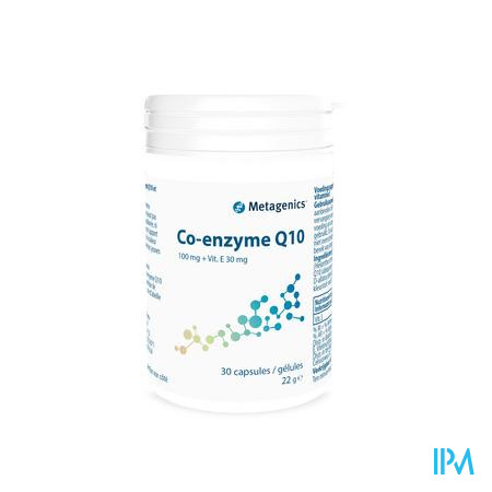Coenzyme Q10 100mg+vtt E Caps 30 6492 Metagenics