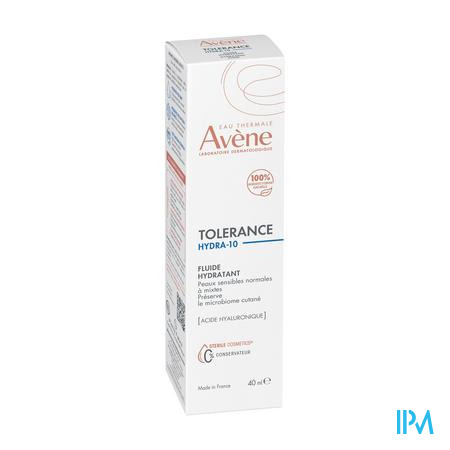 Avene Tolerance Hydra 10 Fluide Hydratante 40ml