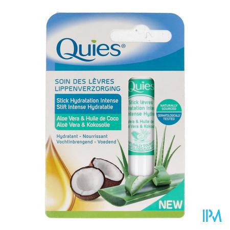 Quies Lippenstift Int.hydra Aloe V.&kokosolie 4,5g