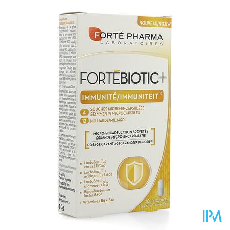 Fortebiotic+ Immuniteit V-caps 20