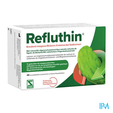 Refluthin Fruit Kauwtabl 48