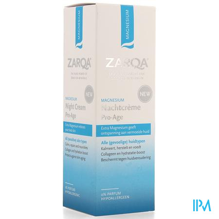 Zarqa Magnesium Nachtcreme Pro-age 50ml