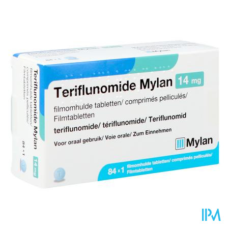 Teriflunomide Mylan 14mg Filmomh Tabl 84