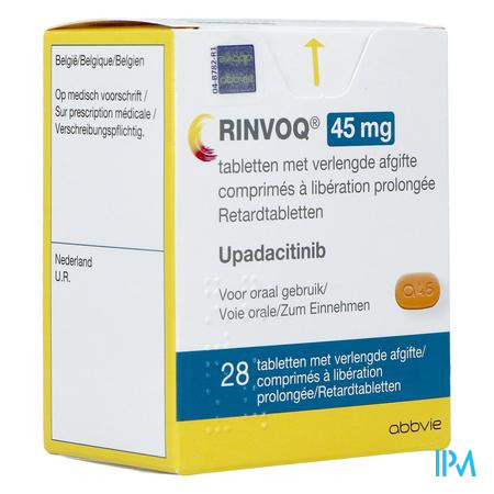 Rinvoq 45mg Verlengde Afgifte Tabl 28