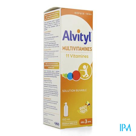 Alvityl Multivitamines Sol Buv. Fl 150ml