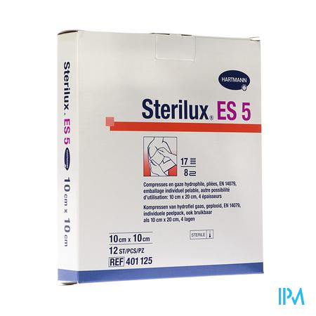 Sterilux Es5 Cp Ster 8pl 10,0x10,0cm 12 2050190