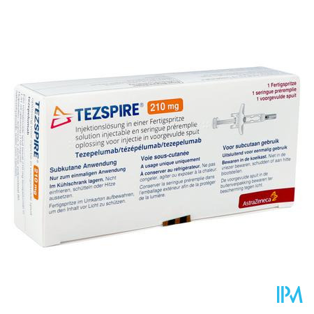 Tezspire 210mg Opl Inj Ser Voorgevulde Fl 1,91ml