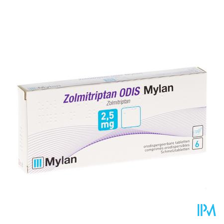 Zolmitriptan Odis Viatris 2,5mg Orodisp.tabl 6