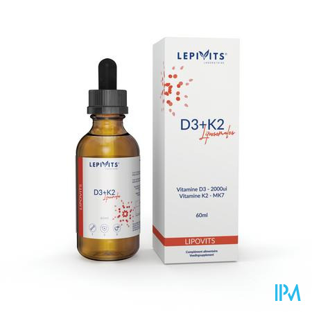 Lepivits Vit D3+k2 Liposomaal Vegan Fl 60ml