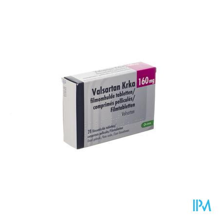 Valsartan Krka 160mg Filmomh Tabl 28