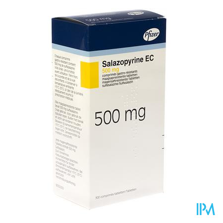 Salazopyrine Ec Drag 300 X 500mg