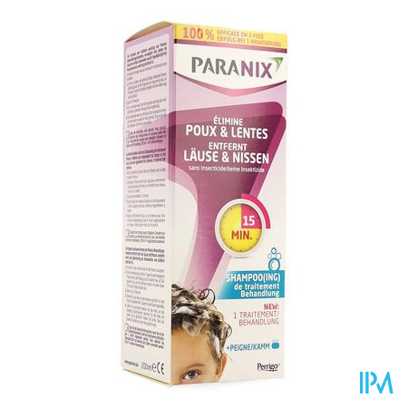 Paranix Shampooing Traitant 200ml + Peigne