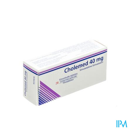 Cholemed 40mg Comp Enrob 28 X 40mg