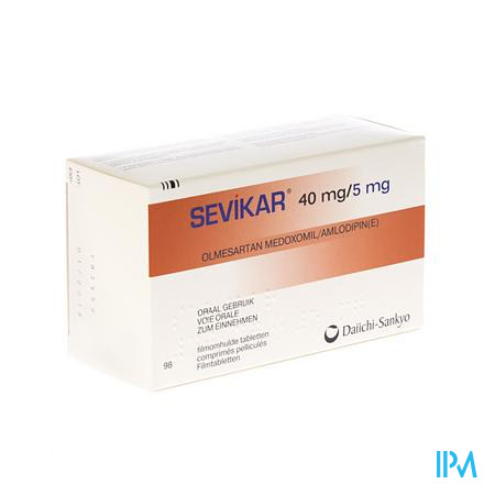 Sevikar 40mg/5mg Filmomh Tabl 98