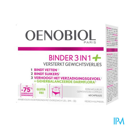 OENOBIOL BINDER 3IN1+ 60 CAPS