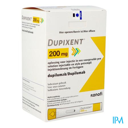 Dupixent 200mg Sol Inj Stylo Preremp. 2x3 175mg/ml