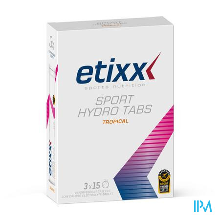 Etixx Sport Hydro Tab Tropical Comp Efferv. 3x15