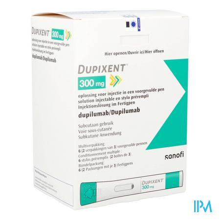 Dupixent 300mg Opl Inj Voorgev.pen 2x3 150mg/ml