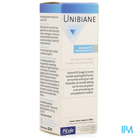 Unibiane Vitamine B12 Fl Pompe 20ml