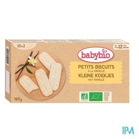 Babybio Biscuits Bebe Vanille +12m 160g