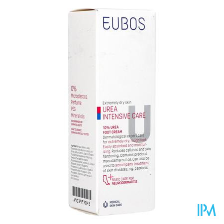 Eubos Urea 10% Voetcreme Zeer Droge Huid 100ml