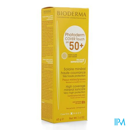 Bioderma Photoderm Cover Touch Claire Spf50+ Tb40g