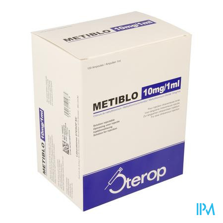 Metiblo 10 mg/1 ml inj. opl. i.v. amp. 100 x 1 ml