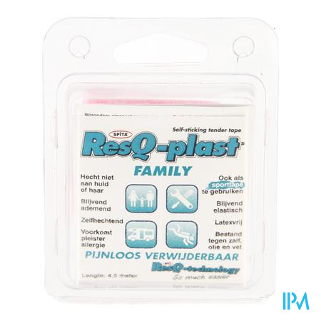 Resq-plast Family 4,5mx50mm Roze 1