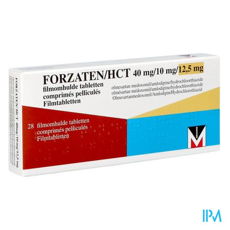 Forzaten/hct 40mg/10mg/12,5mg Filmomh Tabl 28