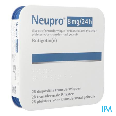 Neupro 8mg/24u transderm. pleister (28)