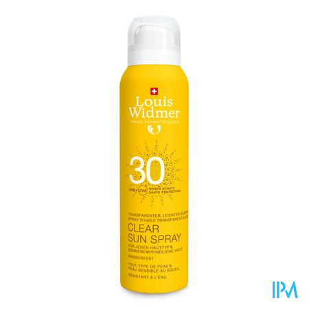 Widmer Sun Clear Ip30 N/parf Spray 125ml