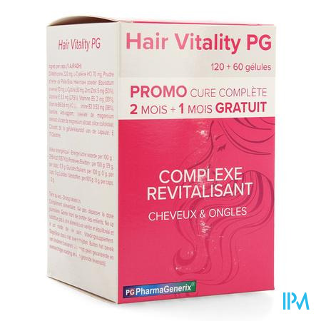 Hair Vitality Pg Pharmagenerix Caps 3x60 Promo