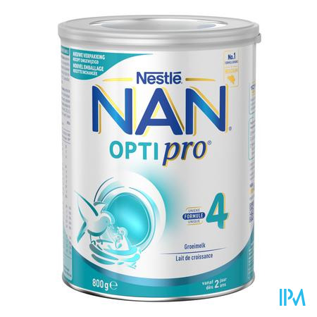 Nestlé NAN Optipro 4 Lait de Croissance Bébé 2+ 800g