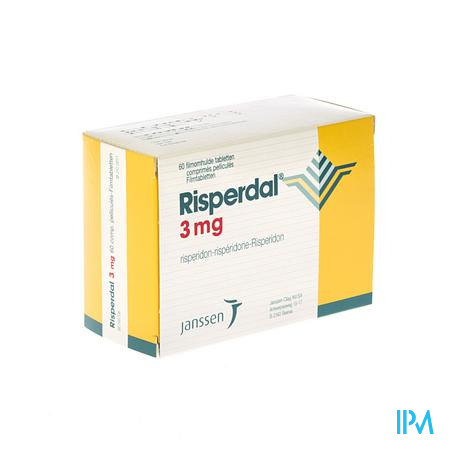 Risperdal Comp Pell 60 X 3mg