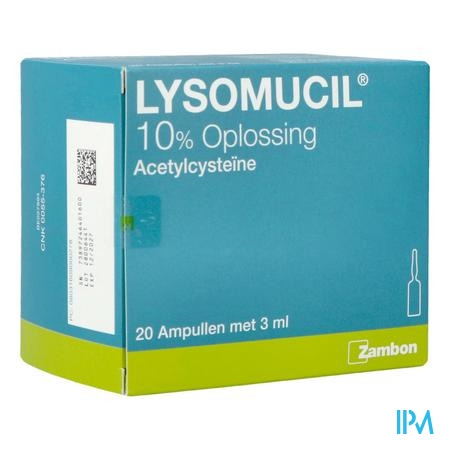 Lysomucil 10% Amp 20 X 300mg/3ml