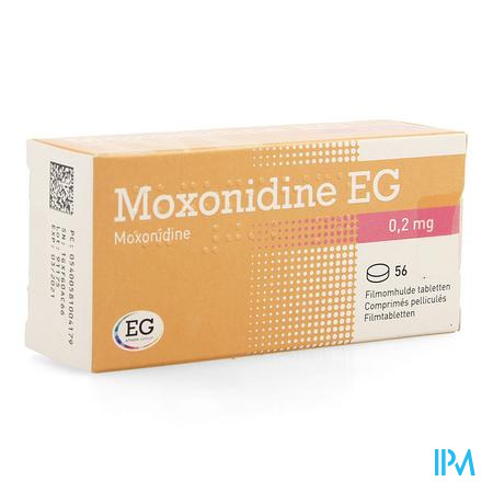 Moxonidine EG Tabl 56X0,2Mg