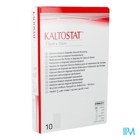 Kaltostat Verb 7,5x12,0cm Ster 10s