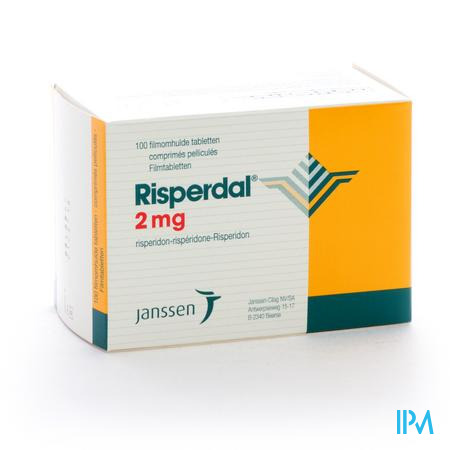 Risperdal Comp Pell 100 X 2mg