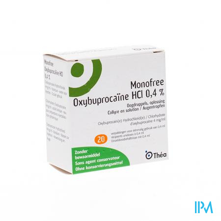 Monofree Oxybuprocaine Ud 20x0,4ml