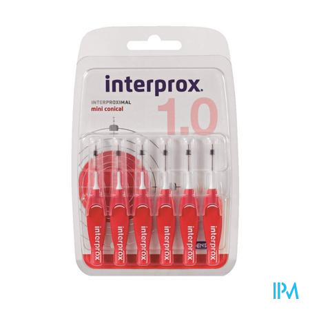 Interprox Mini Conical Rouge 2-4mm 31195