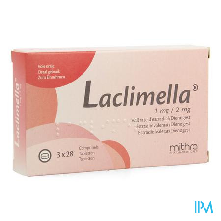 Laclimella 1mg/2mg Comp 3 X 28