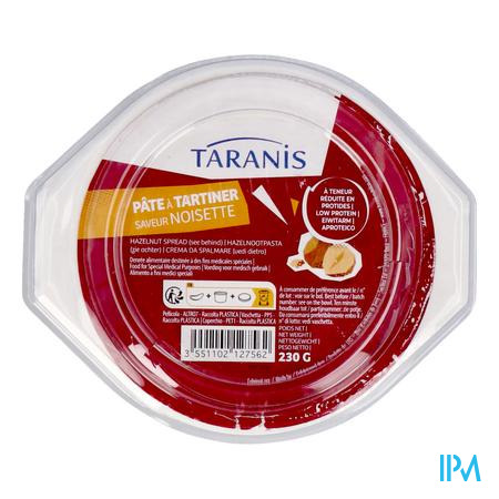 Taranis Hazelnootpasta 230g Nf Revogan