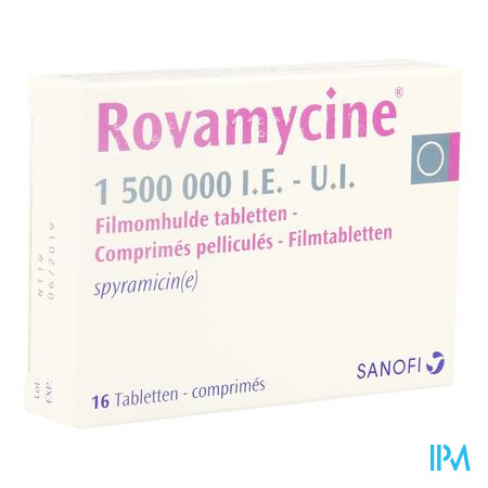 Rovamycine Comp 16 X 1.500.000 I.u/i.e